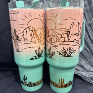 Emswrld Desert Sunset 40 oz tumbler