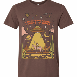 I want to Leave Graphic Tee