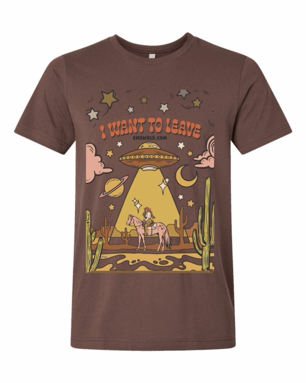 I want to Leave Graphic Tee