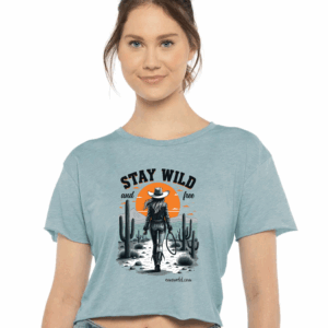 Stay Wild and Free Crop Top