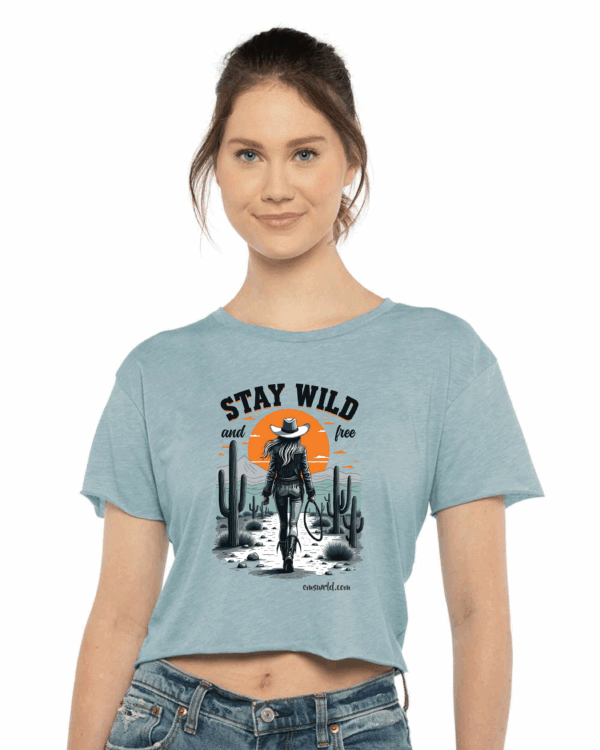 Stay Wild and Free Crop Top