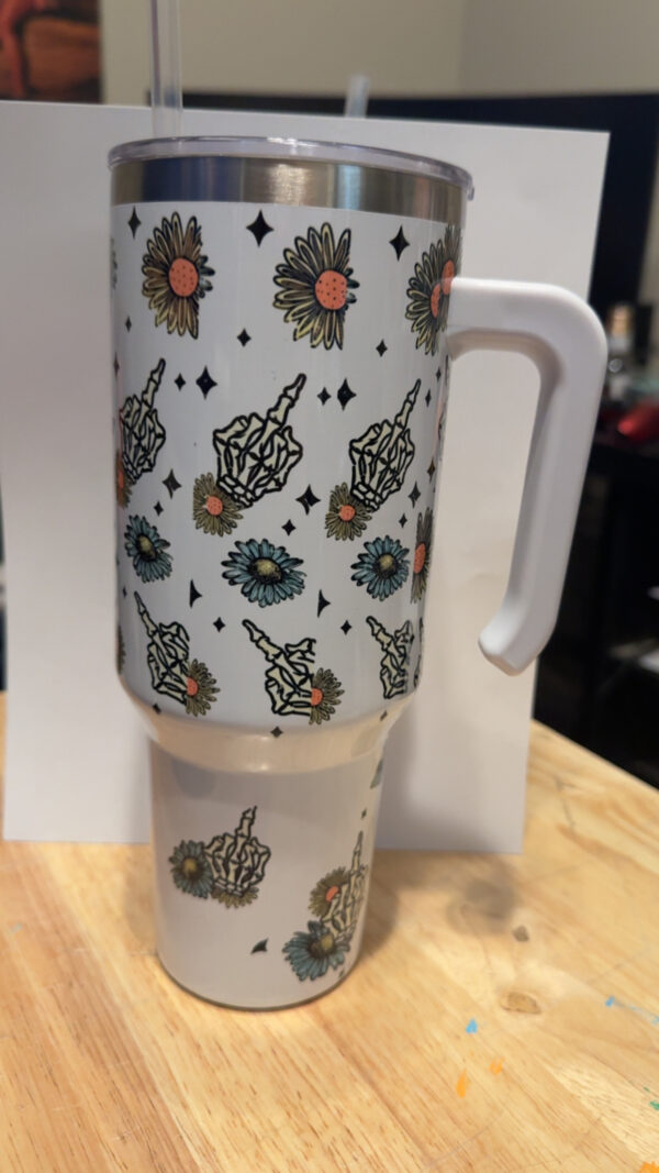 Feeling Kinda IDGAF-ish Today skinny tumbler - Image 3