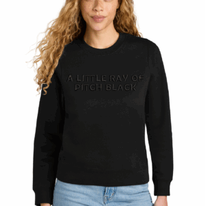 Little Ray Of Pitch Black Crewneck